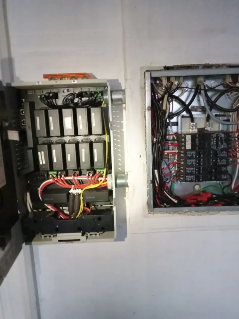 Electrical panel upgrade completed for Indoor Lighting Installation in Marietta-Alderwood